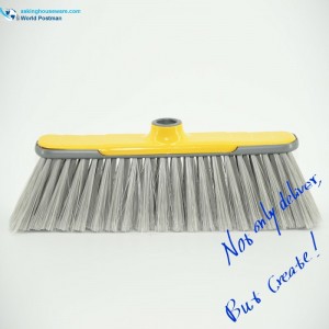 Akbrand Plastic Broom Head med hård PP-bordur