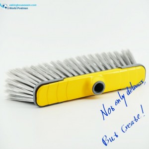 Akbrand Plastic Broom Head med hård PP-bordur