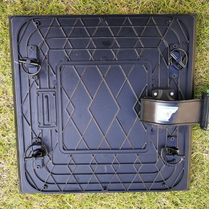 Aluminiumväska IP67 Front Service utomhusskärm för fast installation och uthyrning