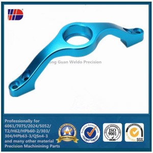 Tillverkare i Kina Anpassad aluminium reservdelar Precision CNC Fräsdelar med anodis