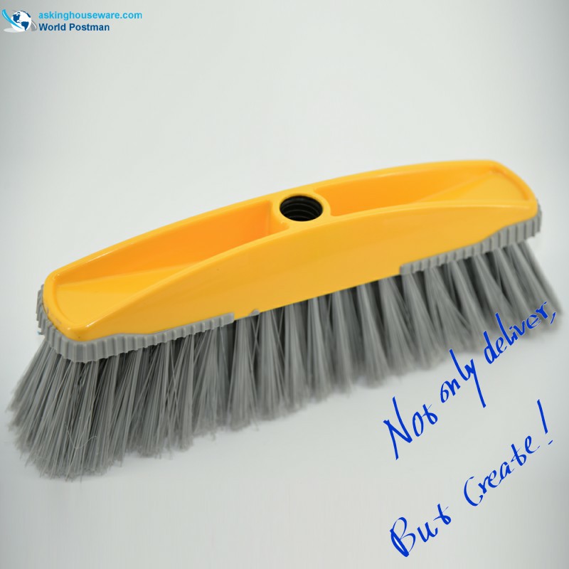 Akbrand Big Plastic Broom Head med H Shape Brush Board Bordure