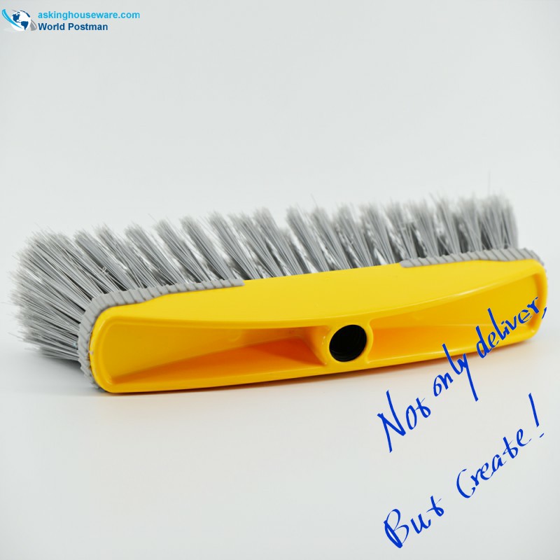 Akbrand Big Plastic Broom Head med H Shape Brush Board Bordure