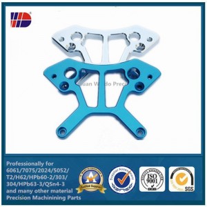 färg anodize cnc aluminium del precision bearbetning service