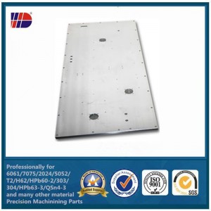 Stor storlek aluminiumplatta bra Finish cnc Bearbetningsdelar Tillverkningsservice