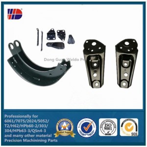 High Precision cnc-bearbetning Laserskärande metalldel