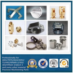 High Precision cnc-bearbetning Laserskärande metalldel