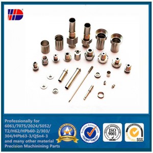 ISO900 tillverkare Precision Rostfritt stål cnc Bearbetning Vridningsdelar