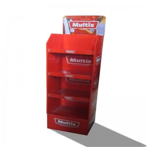 lyx anpassad färg tryckt pop up wellpapp display display stativ