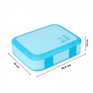 Plast BPA Free Leakproof Kids Bento Lunch Box Container