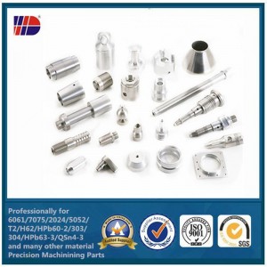 Precision Aluminum Machining Services CNC Machine Shop i Kina