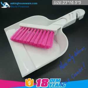 Akbrand Liten storlek Dustpan Brush Broom med L-formborste