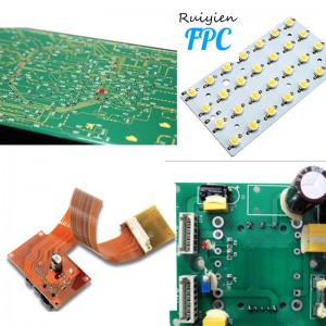 Polyimid koppar flexibel pcb kina polimidmaterial fpc