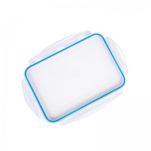 Kök BPA-fri plastläckage bevis spannmålslagringsbehållare med låsande lock - Set med 4 (122,99 oz / 3,6L)