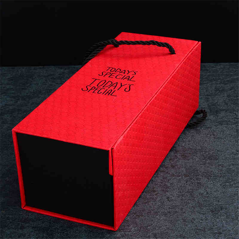 Anpassad lyxpapper Papp kartong matt svart låda förpackning