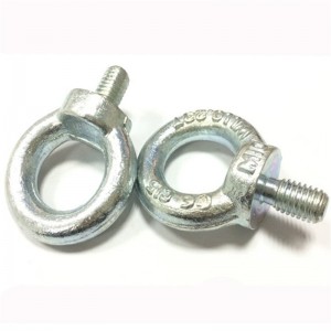 DIN580 M8 kolstål svartförzinkad ögonbult