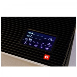 Stor luftrenare för hemmet, salongen och sovrummet, stor luftrenare för nytt hus \u0026 kontor, rengör luften för rök, smong, allergener, formaldehyd, damm, mögel, husdjurslam, tar bort PM2.5