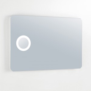 EU och USA lyx LED-upplyst bakgrundsbelyst badrumspegel med förstorings-ENE-AL-111