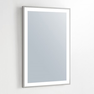 EU och USA lyx LED-upplyst bakgrundsbelyst badrumspegel-ENE-AL-108