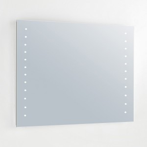 EU och USA lyx LED-upplyst bakgrundsbelyst badrumspegel-ENE-AL-107