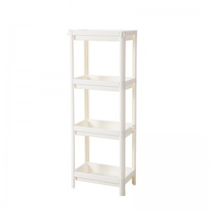 Hög kvalitet 4 lager Multifunktionshyllaställ för kökplast