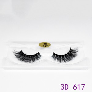 3D Stereo Mink False ögonfransar