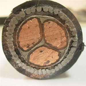 35mm 4-armerad kabelkopparisolering Xlpe STA SWA för underjordisk