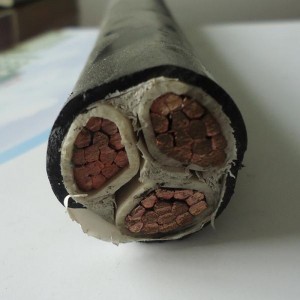 0,6 / 1kv 3 X 6mm2 LV strömkabel Pvc isolerade Cu fast / strandad ledare