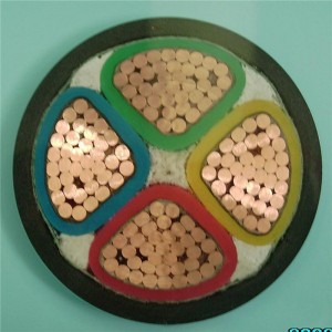 0,6 / 1kv kraftkabel xlpe isolerad 4C 25mm2 4C 16mm2 för IEC60502