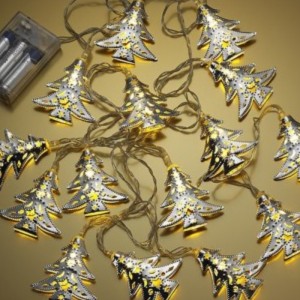 Järn julgran stränglampa