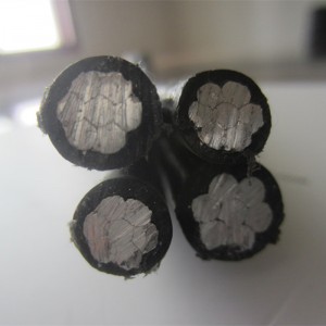 0.6 / 1kv overhead duplex triplex quadruplex service släpp abc-kabel