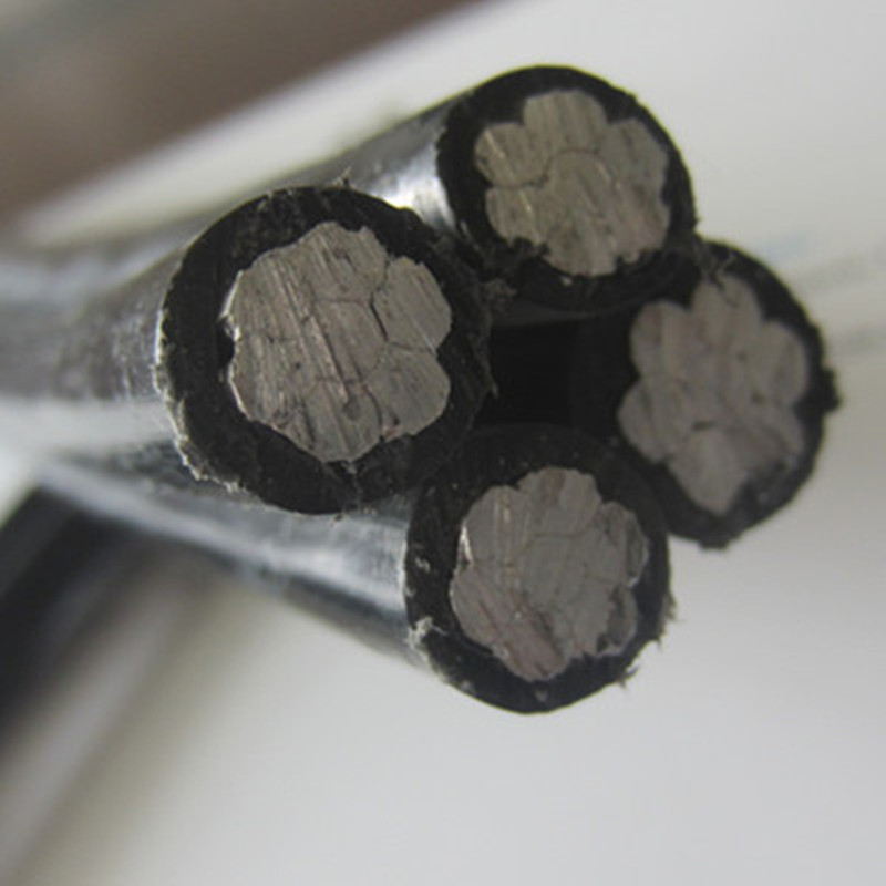 ABC-kabeltillverkare aluminiumsträngade abc-kabel med 4 kärnor