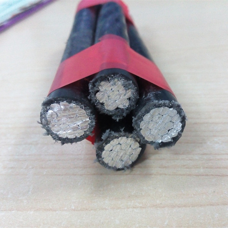ABC-kabeltillverkare aluminiumsträngade abc-kabel med 4 kärnor
