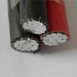 Overhead 600V Triplex Service Drop-kabel 2AWG 4AWG 2 / 0AWG 4 / 0AWG 350MCM