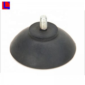 Plast transparent PVC sugkoppar med skruv, gummisugare