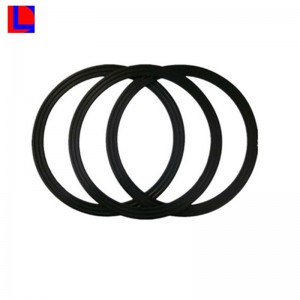 högkvalitativ värmebeständig stötsäker rund platt gummipackning