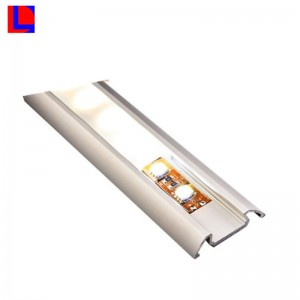 Led-remsprofiler med ljusa arkitektoniska aluminiumprofiler