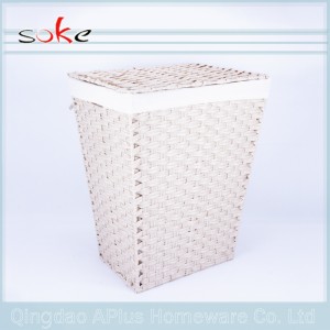 Nyligen utmärkt kvalitet PE rotting handgjord vävd förvaringsfack