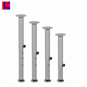 OEM-service Kina billigt pris aluminium bord runda / fyrkantiga teleskopben