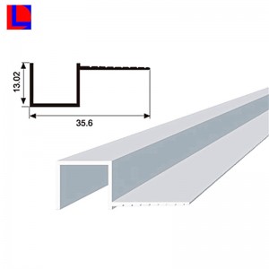 6063 T5 / T6 eller 6061 T5 / T6 Specialanpassade industriprofiler av extruderad aluminium