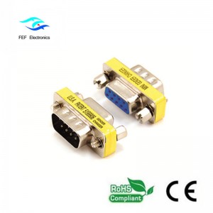 DB 9Pin hane till DB 9Pin honadapter Kod: FEF-V-013