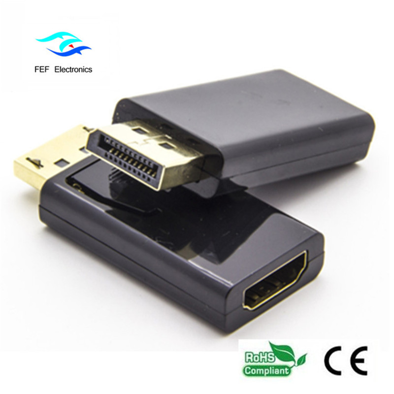 DisplayPort-manlig DP till HDMI-kvinnlig omvandlare-kod: FEF-DPIC-025