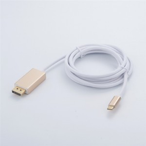 USB TYP-C till Mini Displayport Manlig omvandlare ABS-skalkod: FEF-USBIC-014