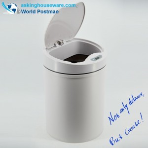 AKbrand automatisk induktiv dammbehållare med elladdare, grå, 15 liter