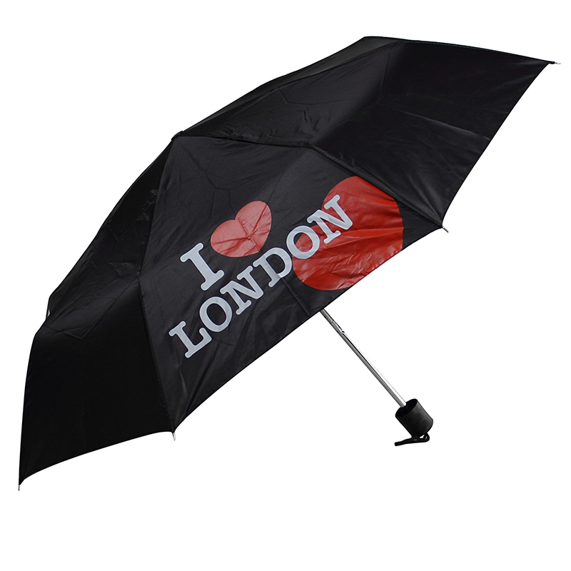 2019 Specialanpassat paraply Barn svartvitt hantverk objekt färg 3 hopfällbart paraply