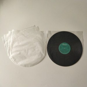 12 Anti-statisk rundbotten LP Vinyl inre ärm
