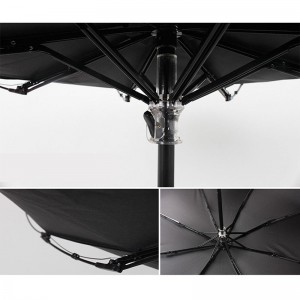 Marknadsföring reklam 3-faldigt färgbyte manul öppet UV-skydd tyg paraply