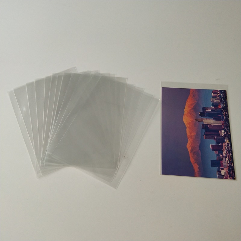 Crystal Clear Plastic Soft Photo Sleeve Cover Storage Bags