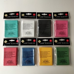 Japansk liten storlekYugioh kortdäckskydd Matt spelkortshylsa 62X89mm