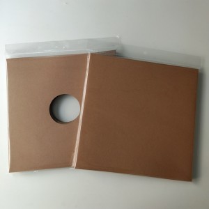 12 Vinyl 33 RPM Records kartong LP-jackor skal