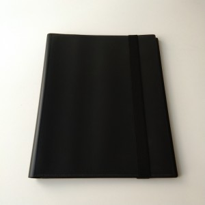 9-Pocket Poly Black Collector Card Binder Album för MTG / YGO / Sport Cards